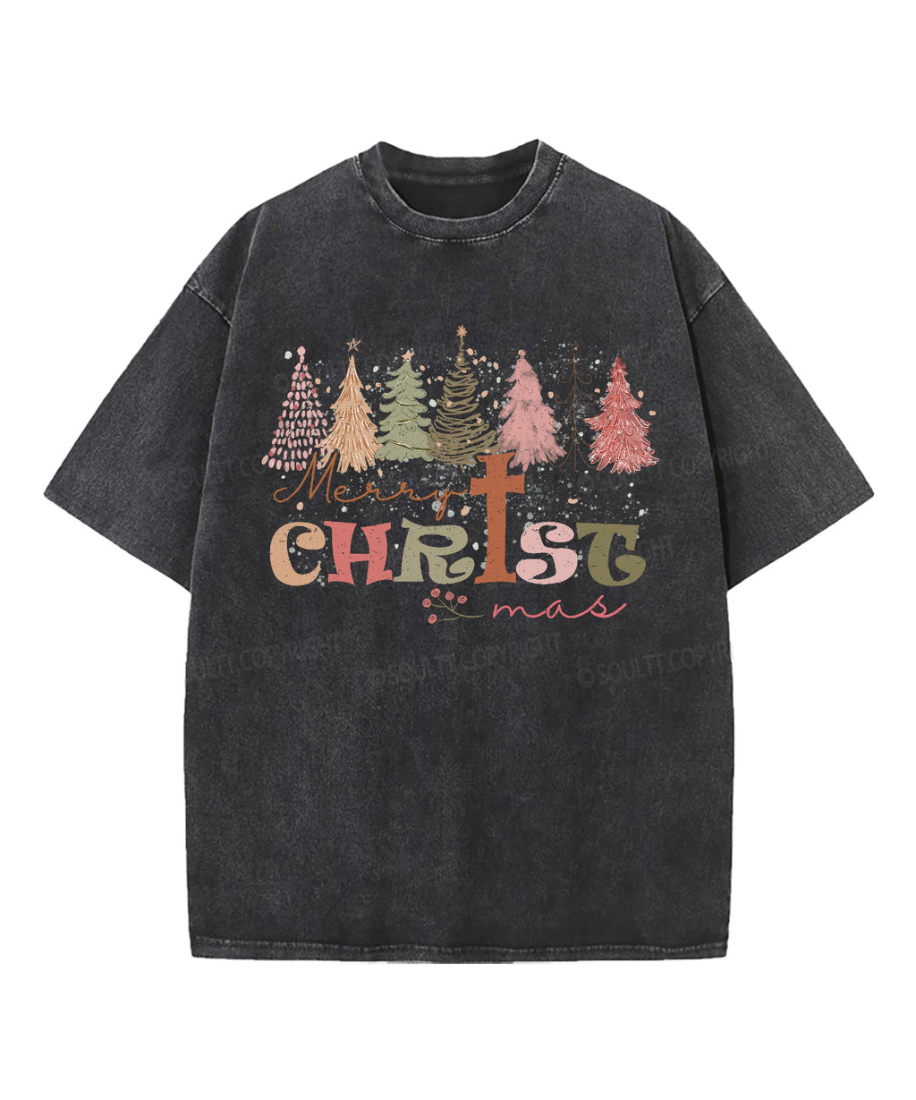 Merry Christmas Washed Christian T-shirt Style003 Hoodie, Sweatshirt | CiraTrend.com (Image 1)