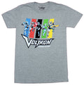 Voltron Legendary Defender Mens T-Shirt - 5 Character Color Swathes Image Hoodie, Sweatshirt | CiraTrend.com