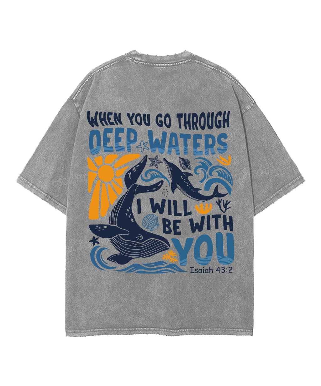 I Will Be With You Double Sided Unisex Washed Christian T-shirt Style016 Hoodie, Sweatshirt | CiraTrend.com (Image 5)