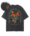 Take delight in the Lord Double Sided Unisex Washed Christian T-shirt Hoodie, Sweatshirt | CiraTrend.com (Image 1)
