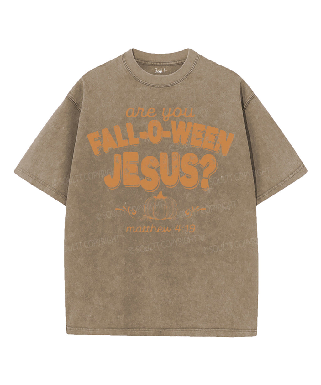 Halloween Jesus Unisex Washed Christian T-shirt Hoodie, Sweatshirt | CiraTrend.com (Image 5)