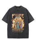 Faithfu In The Fire Washed Christian T-shirt Hoodie, Sweatshirt | CiraTrend.com (Image 1)