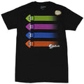 Splatoon Mens T-Shirt  - Four Colored Squid Racing Line Image Hoodie, Sweatshirt | CiraTrend.com