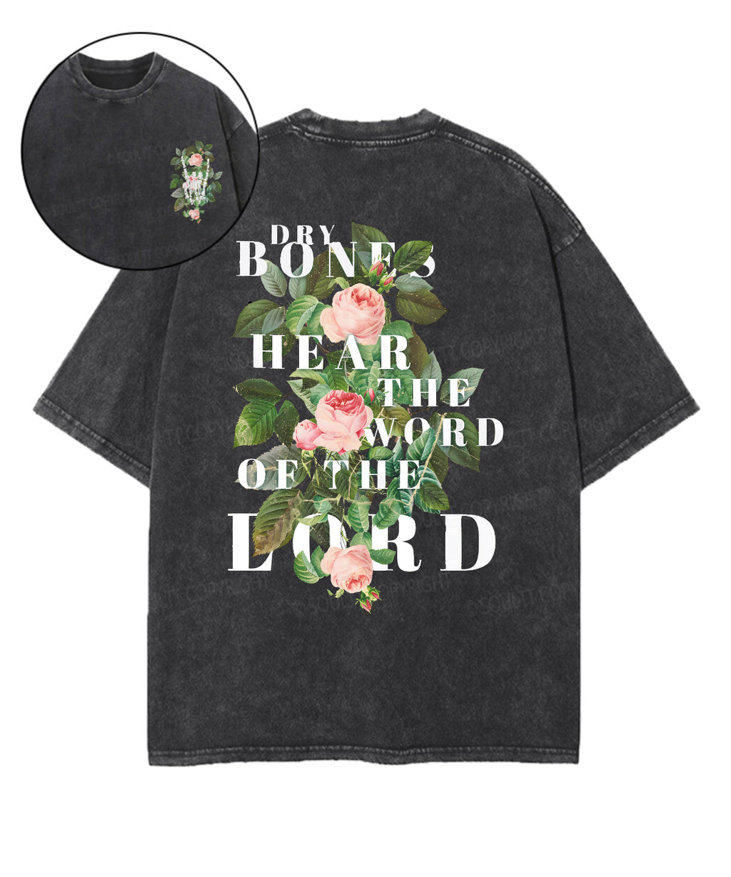 Dry Bones Come To Life Double Sided Unisex Washed Christian T-shirt Style003 Hoodie, Sweatshirt | CiraTrend.com (Image 1)