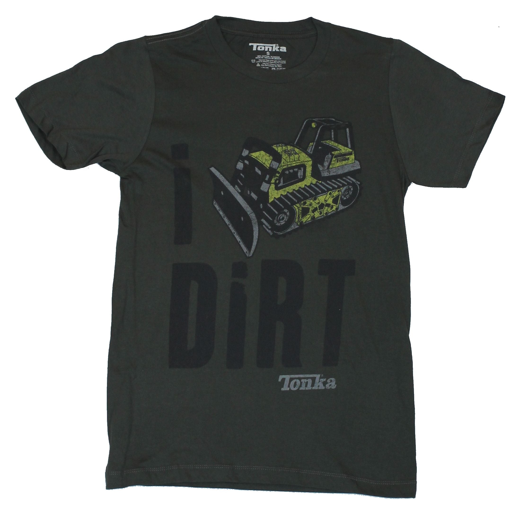 Tonka Mens T-Shirt - "I Tonka Truck Dirt" Distressed Image Hoodie, Sweatshirt | CiraTrend.com