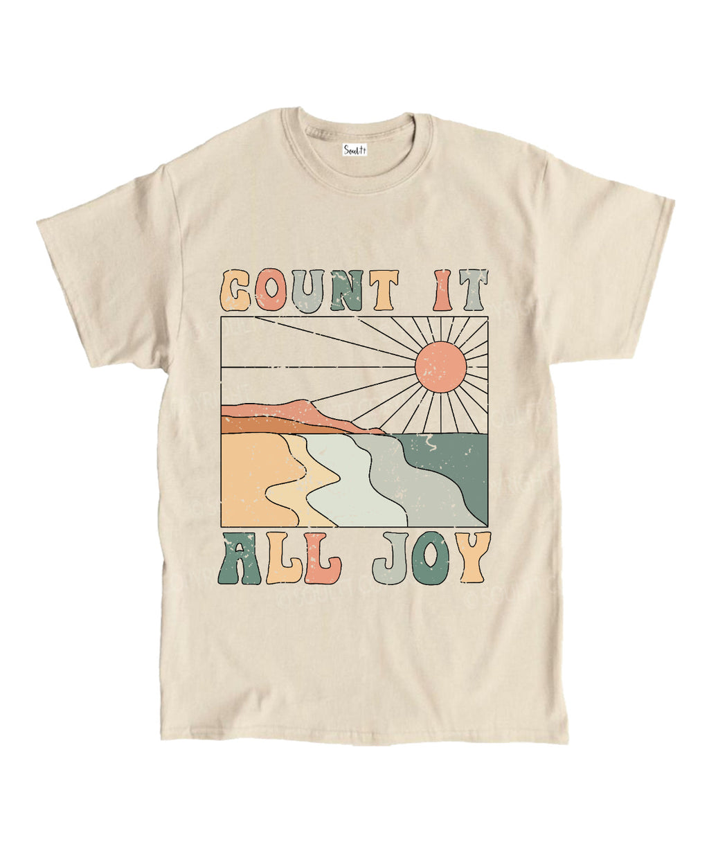 Count All Joy Cotton Christian T-Shirts, Hoodie, Sweatshirt