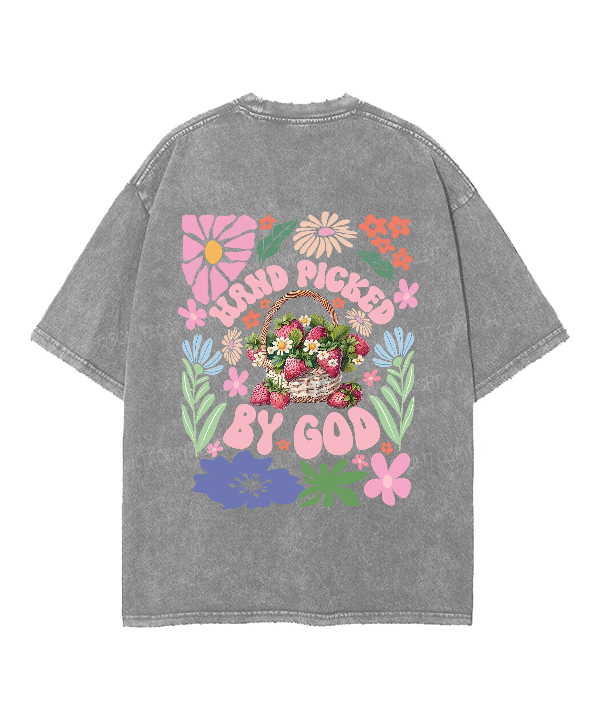 Hand Picked By God Double Sided Unisex Washed Christian T-shirt Hoodie, Sweatshirt | CiraTrend.com (Image 5)