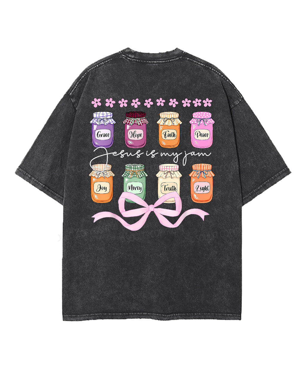 Jesus Is My Jam Double Sided Unisex Washed Christian T-shirt Style001 Hoodie, Sweatshirt | CiraTrend.com (Image 3)