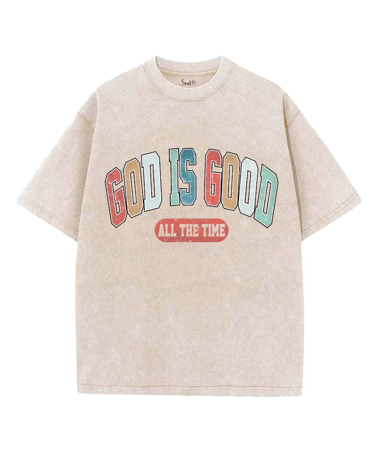 God Is Good Unisex Washed Christian T-shirt Style002 Hoodie, Sweatshirt | CiraTrend.com (Image 4)