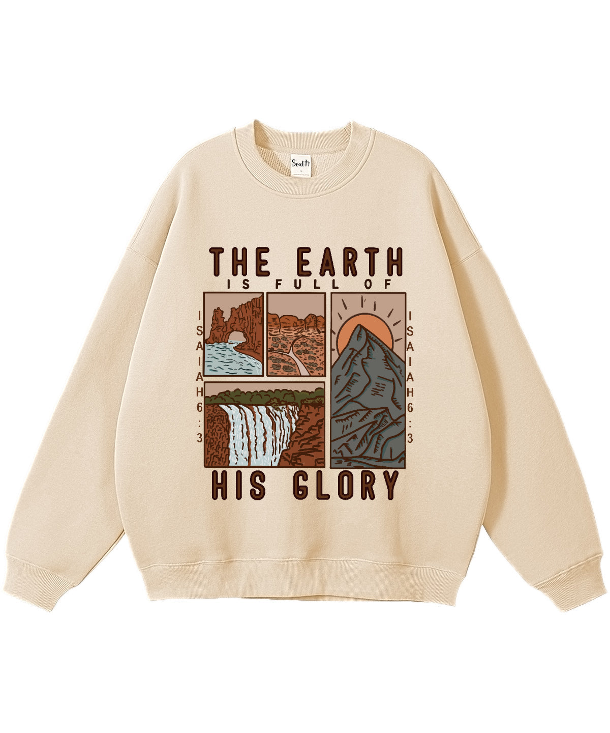 The Earth Is Full Of His Glory Cotton Christian Sweatshirt T-Shirts, Hoodie | CiraTrend.com (Image 4)
