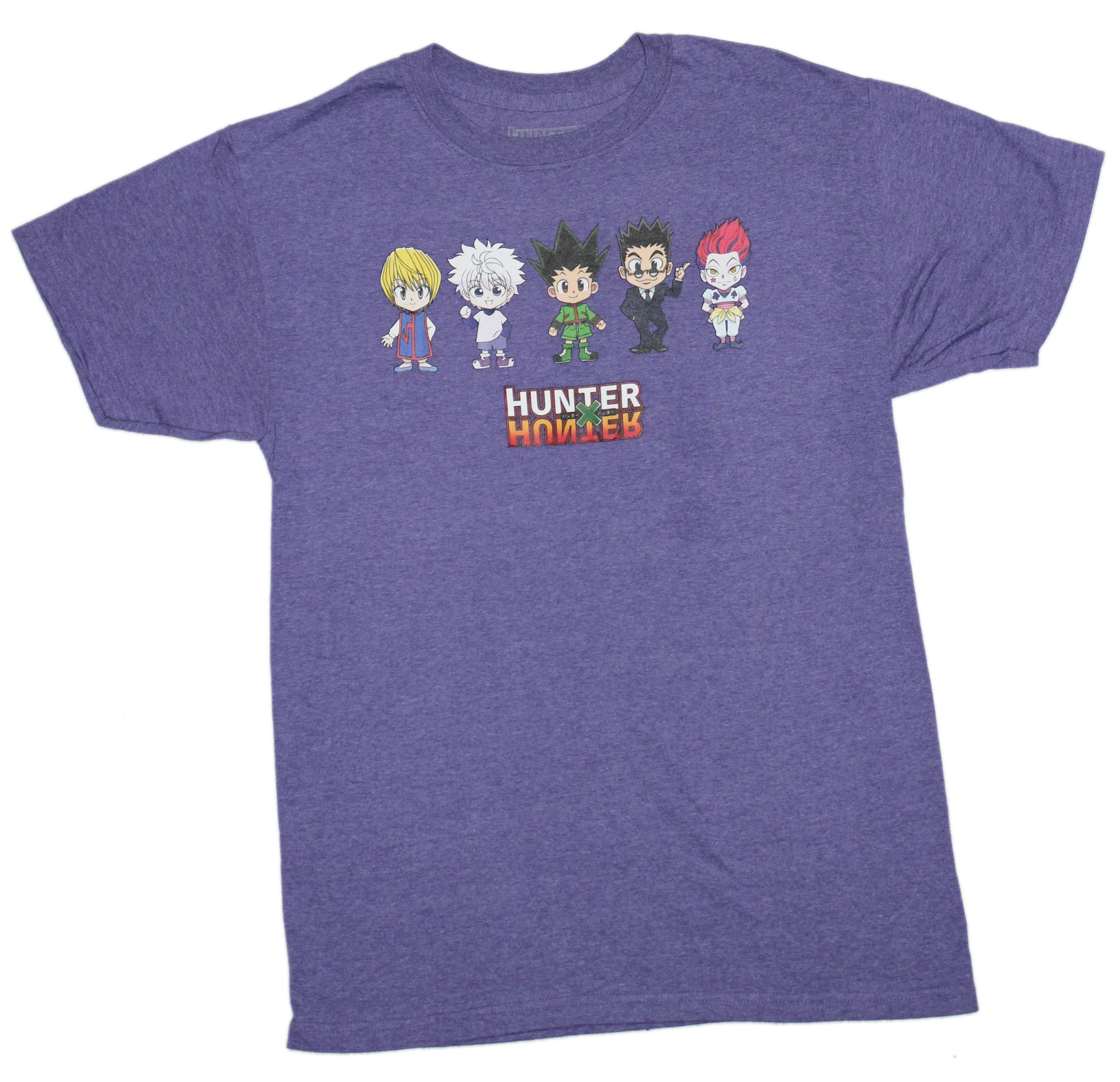 Hunter X Hunter Mens T-Shirt - Chibi Cast Over Logo Hoodie, Sweatshirt | CiraTrend.com