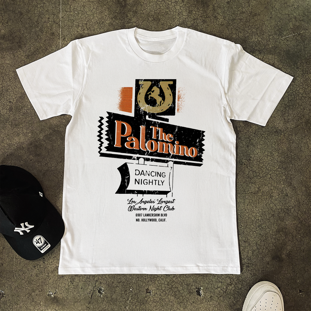 'THE PALOMINO' HEAVY WHITE T-SHIRT Hoodie, Sweatshirt | CiraTrend.com (Image 1)