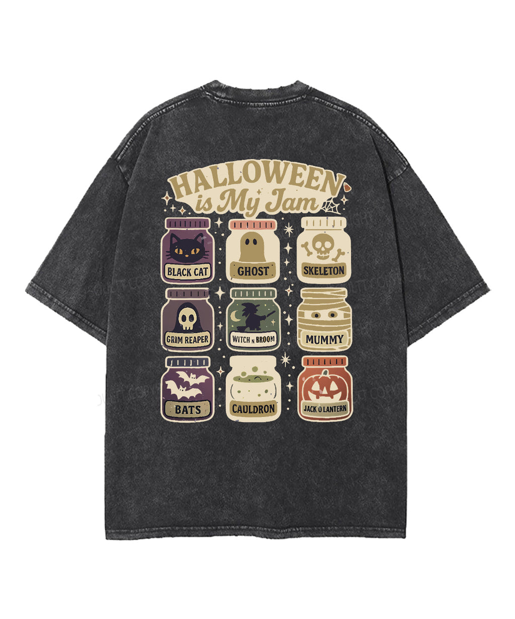 Halloween is my Jam Double Sided Unisex Washed Christian T-shirt Hoodie, Sweatshirt | CiraTrend.com (Image 5)