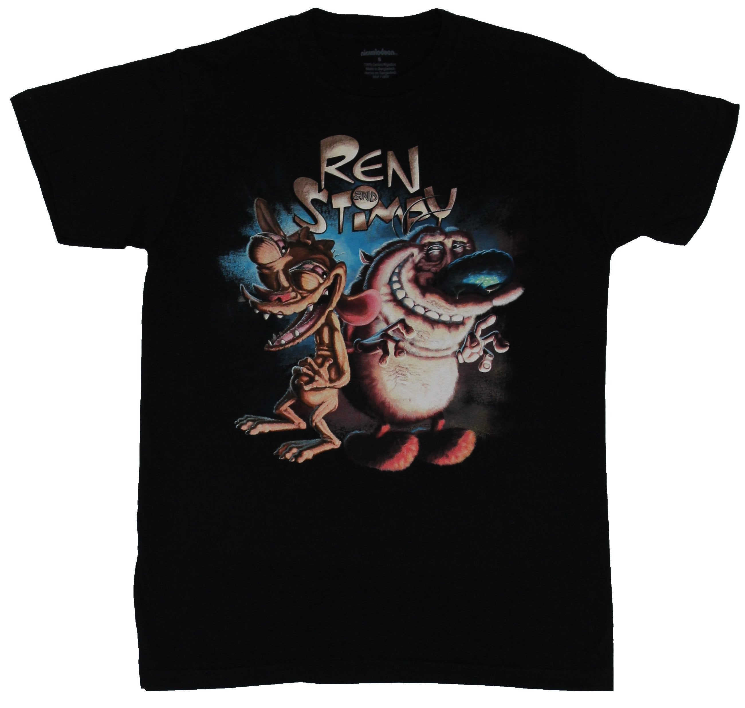 Ren & And Stimpy Mens T-Shirt -  Nicktoons Stars Darkened Madness Image Hoodie, Sweatshirt | CiraTrend.com
