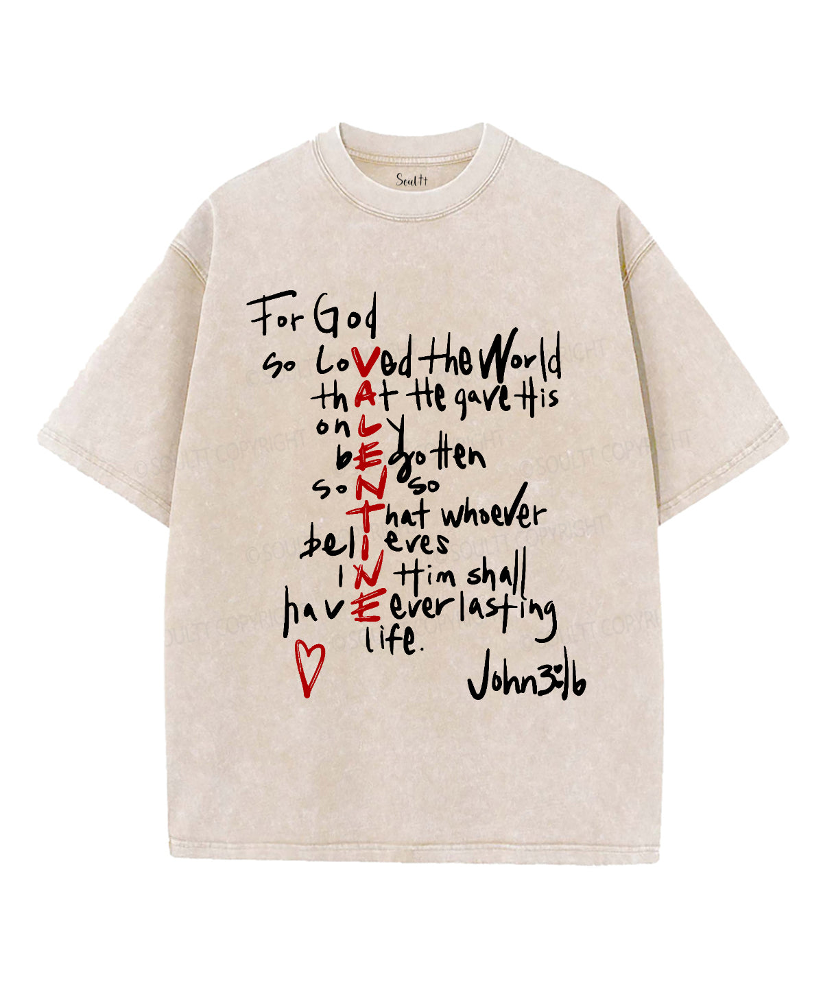For God So Love The World Washed Christian T-shirt Hoodie, Sweatshirt | CiraTrend.com (Image 4)