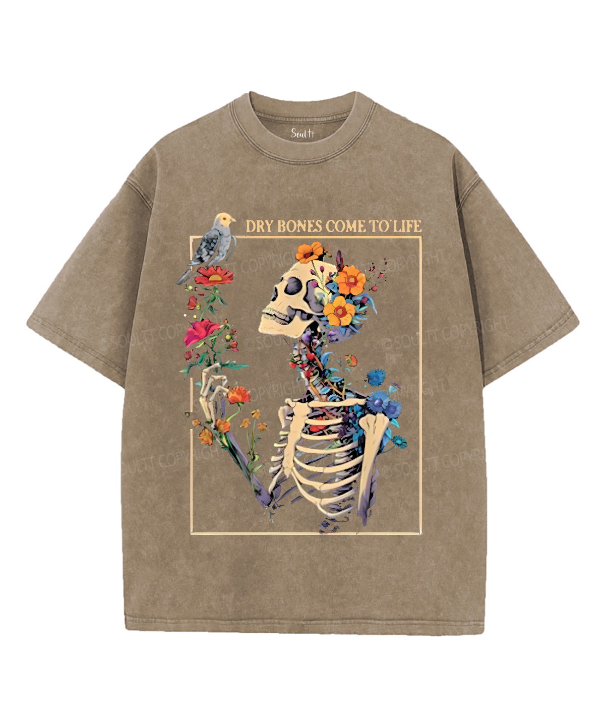 Dry Bones Come To Life Unisex Washed Christian T-shirt Style014 Hoodie, Sweatshirt | CiraTrend.com (Image 1)