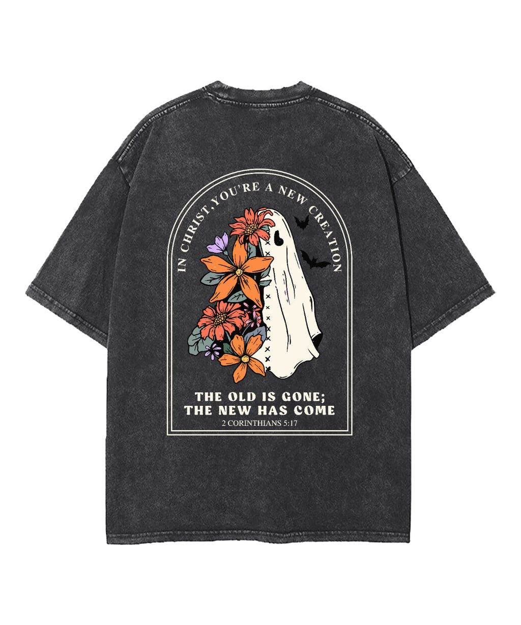 The New Was Come Double Sided Washed Christian T-shirt Hoodie, Sweatshirt | CiraTrend.com (Image 5)
