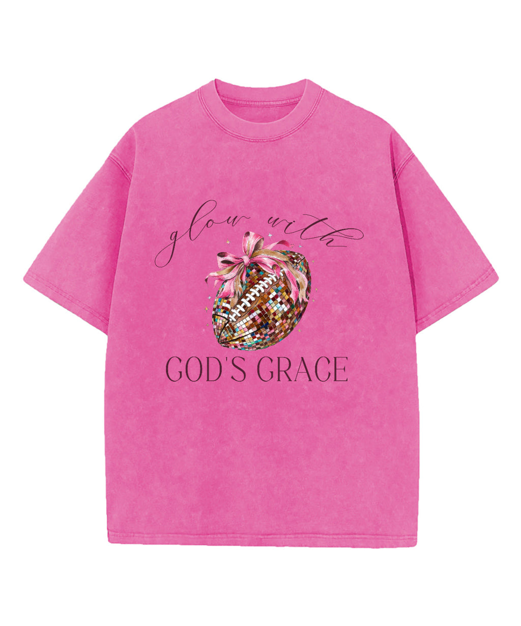 Glow God'S Grace Washed Christian T-Shirts, Hoodie, Sweatshirt