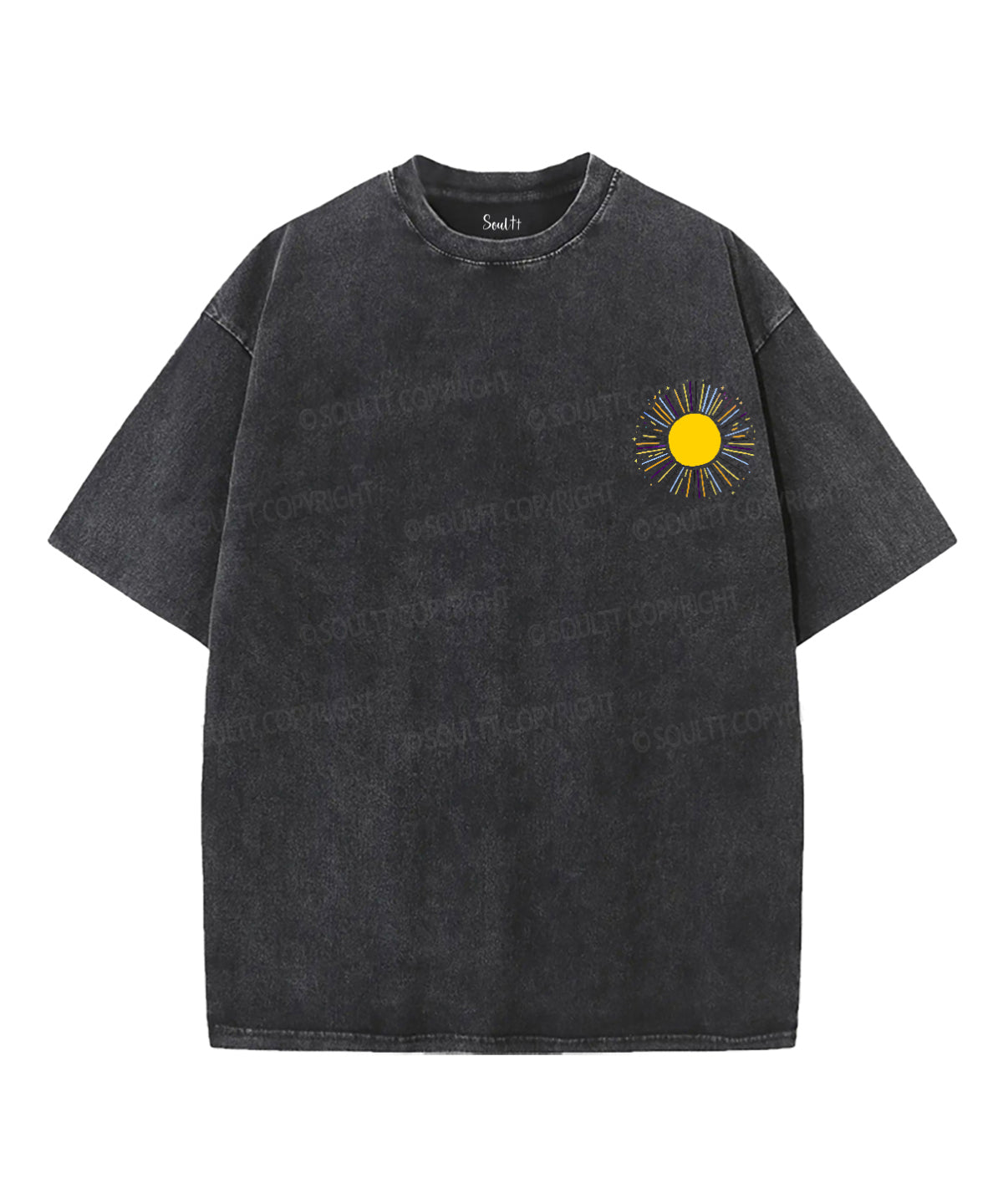 Be The Light Double Sided Unisex Washed Christian T-shirt Style001 Hoodie, Sweatshirt | CiraTrend.com (Image 3)
