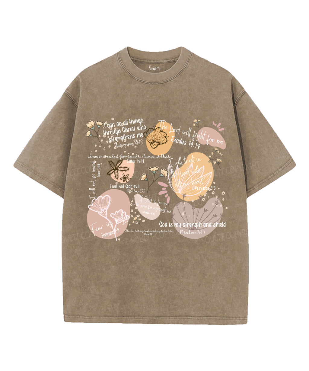 The Lord Will Fight For Me Washed Christian T-shirt Hoodie, Sweatshirt | CiraTrend.com (Image 5)