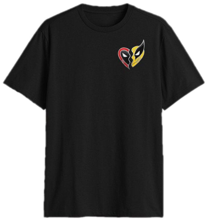 Deadpool & Wolverine Mens T-Shirt - Bubs Locket Lapel Framed Hands Back Image Hoodie, Sweatshirt | CiraTrend.com (Image 1)