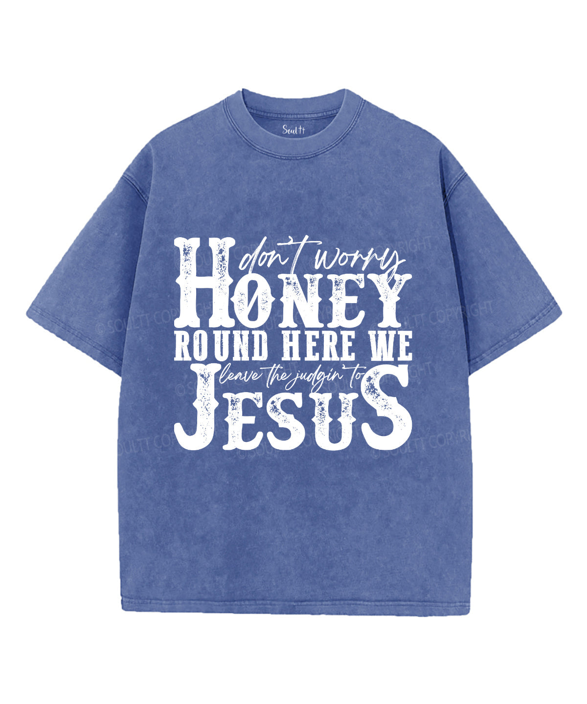 Leave the Judgin' to Jesus Unisex Washed Christian T-shirt Hoodie, Sweatshirt | CiraTrend.com (Image 1)