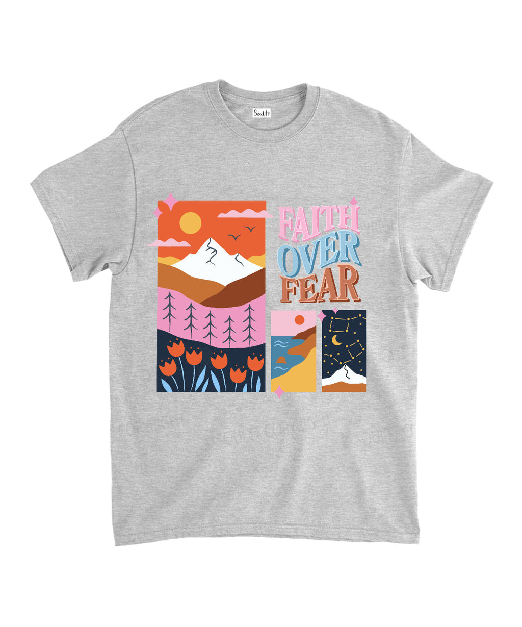 Faith Over Fear Cotton Christian Style003 T-Shirts, Hoodie, Sweatshirt
