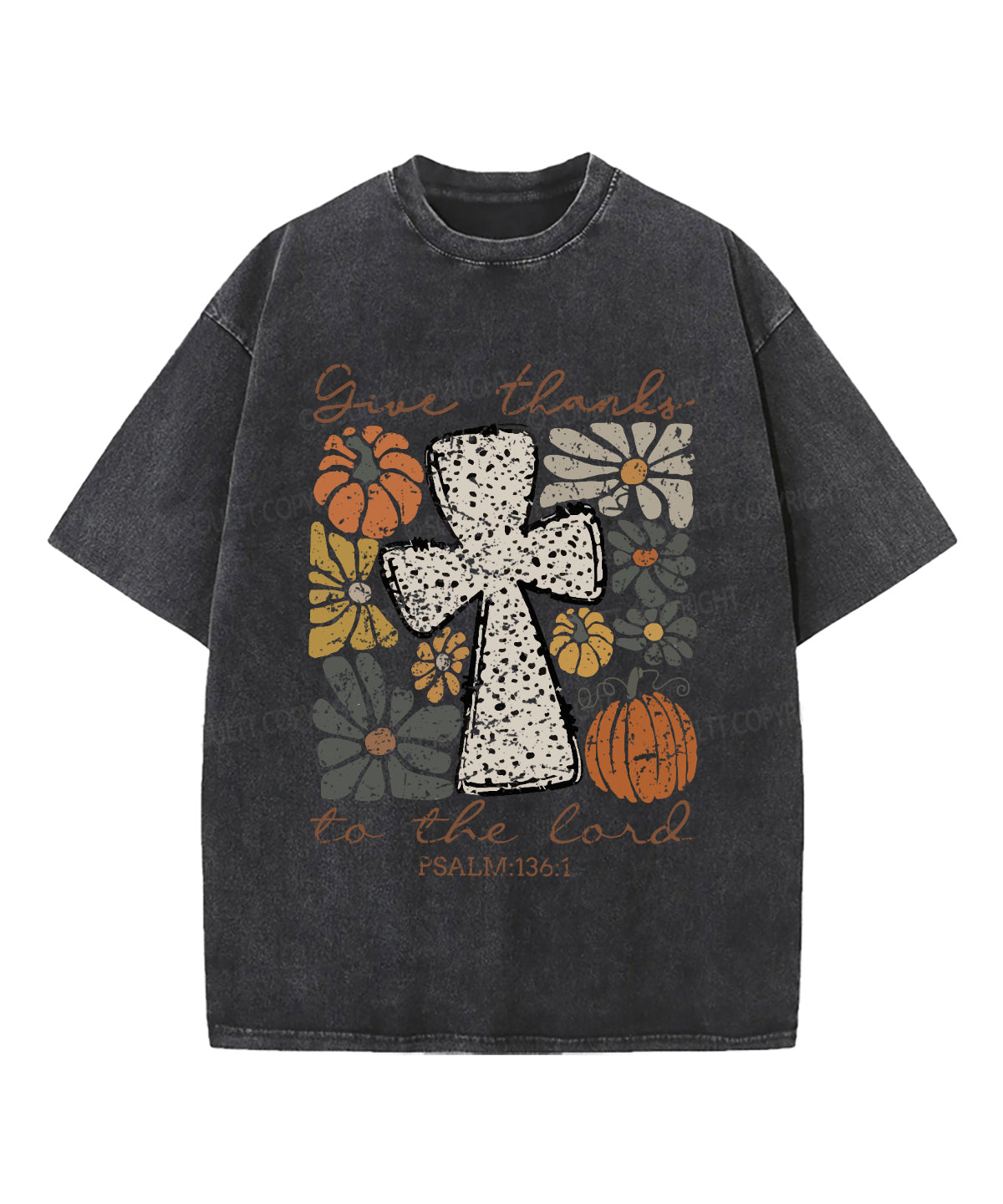 Give Thanks Lord Washed Christian Style001 T-Shirts, Hoodie, Sweatshirt