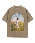 Everything Is Made Beautiful In It's Time Unisex Washed Christian T-shirt Hoodie, Sweatshirt | CiraTrend.com (Image 1)