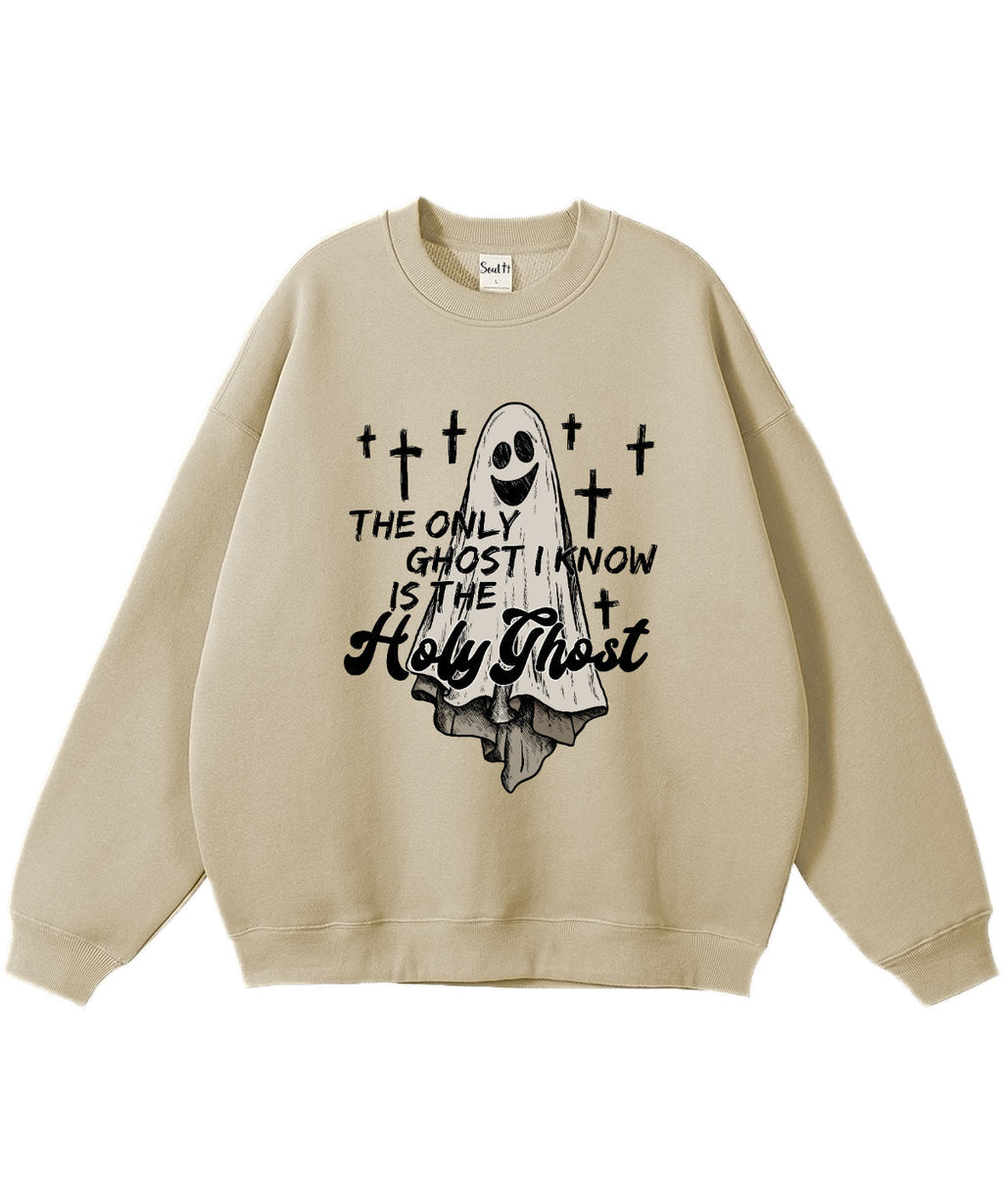 The Only Ghost Is Holy Ghost Cotton Christian Sweatshirt T-Shirts, Hoodie | CiraTrend.com (Image 4)
