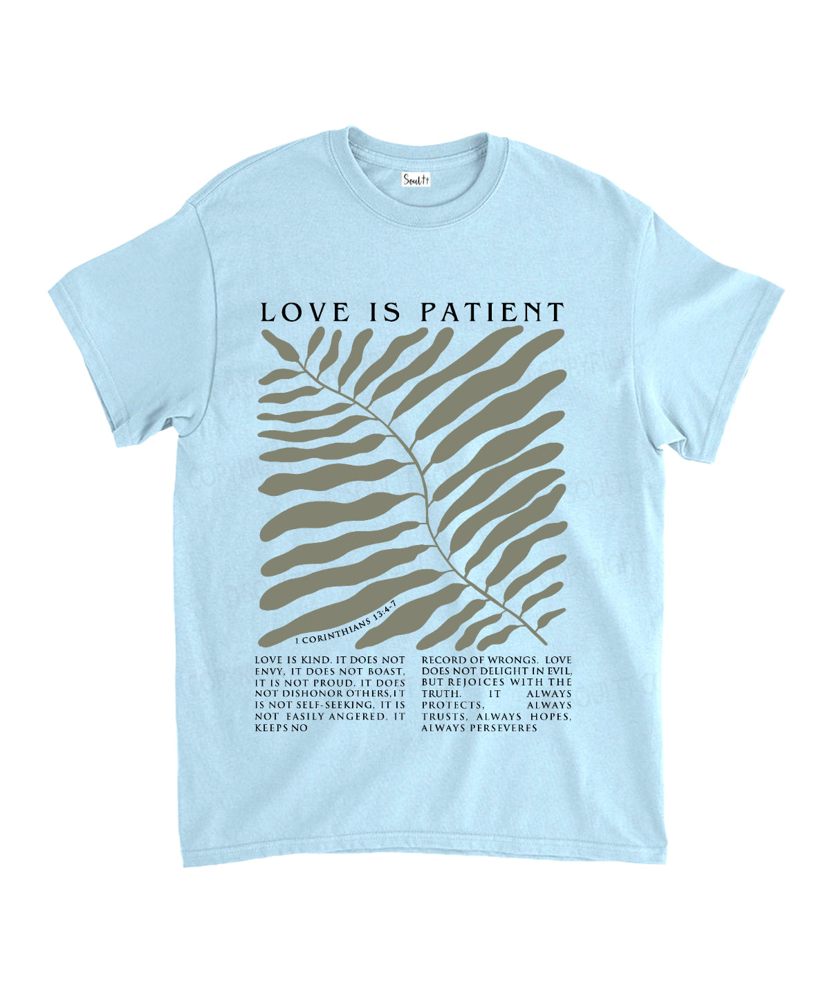 Love Is Patient Unisex Cotton Christian T-Shirt Hoodie, Sweatshirt | CiraTrend.com (Image 5)