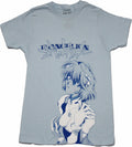 Evangelion Mens T-Shirt - Rei Side Pic and Logo Hoodie, Sweatshirt | CiraTrend.com