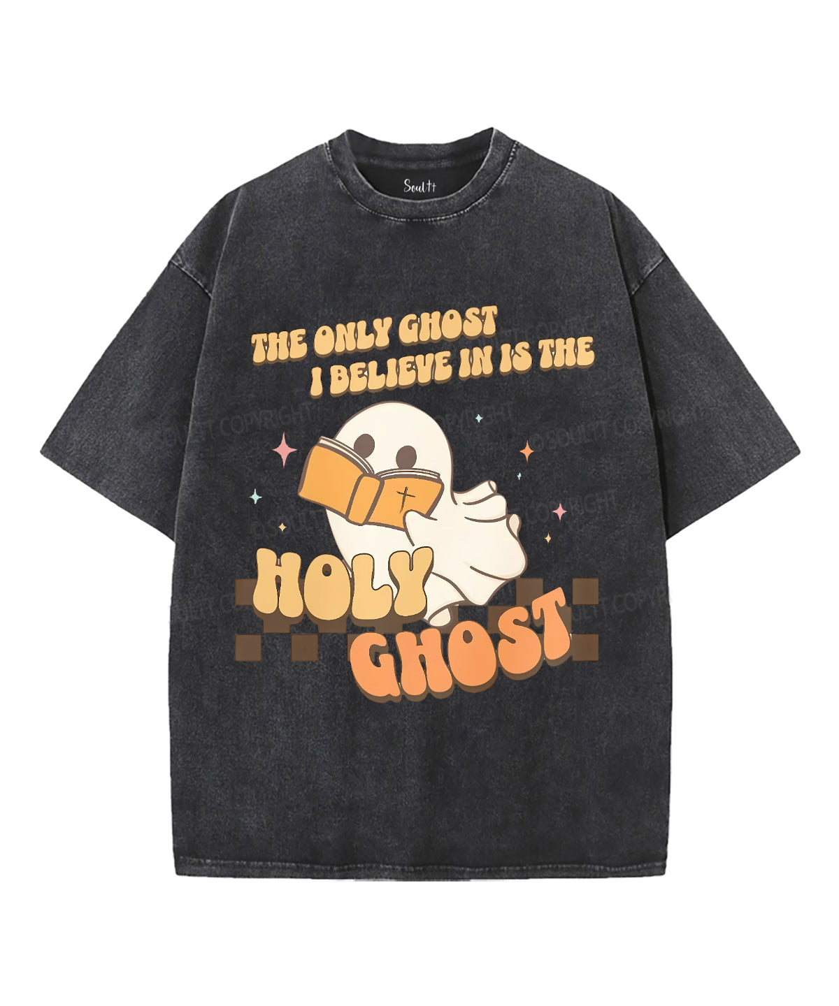 Holy Ghost Washed Christian Style002 T-Shirts, Hoodie, Sweatshirt