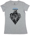 Black Panther Girls Juniors T-Shirt- Triangle Shaped Triple Threat Image Hoodie, Sweatshirt | CiraTrend.com