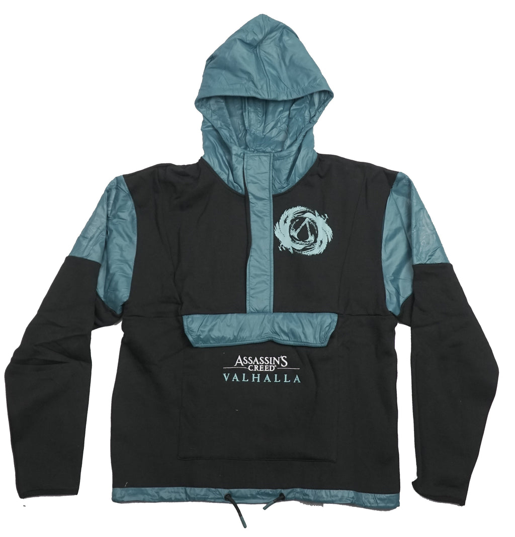 Assassins Creed Valhalla Anorak Adult / Mens Sweatshirt - Lapel Graphic Embordered Logo T-Shirts, Hoodie (Image 1)