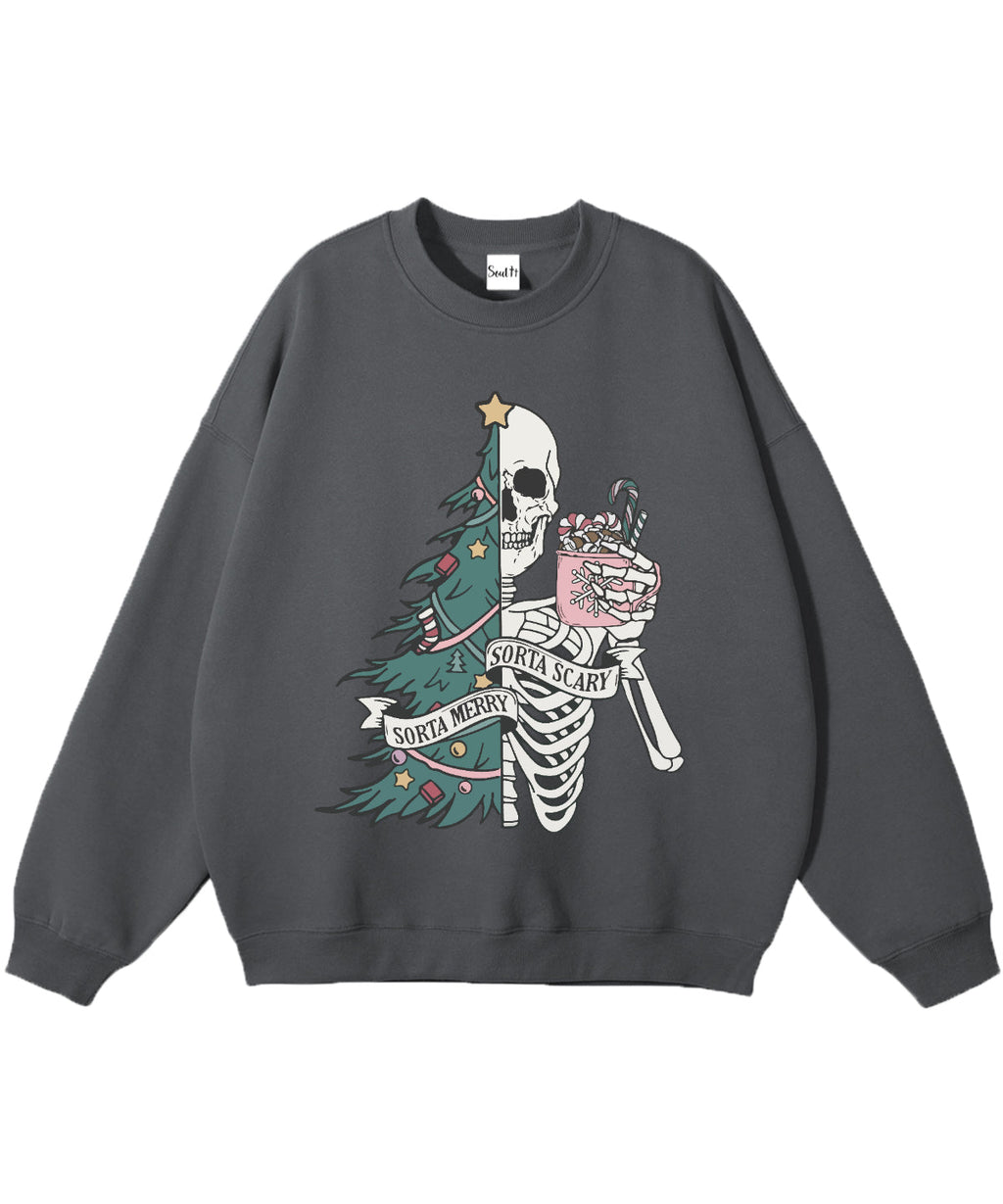 Sorta Merry Sorta Scary Cotton Christian Sweatshirt T-Shirts, Hoodie | CiraTrend.com (Image 4)