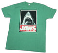 Jaws Mens T-Shirt- Big Mouth Shark Over Red Name Image Style005 Hoodie, Sweatshirt | CiraTrend.com