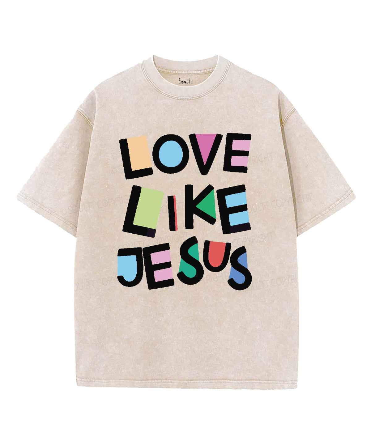 Love Like Jesus Washed Christian T-shirt Style001 Hoodie, Sweatshirt | CiraTrend.com (Image 1)