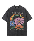It Is Well With My Soul Washed Christian T-shirt Style026 Hoodie, Sweatshirt | CiraTrend.com (Image 1)