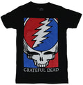 The Grateful Dead Mens T-Shirt - Red White Blue Skeleton Bolt Box Hoodie, Sweatshirt | CiraTrend.com