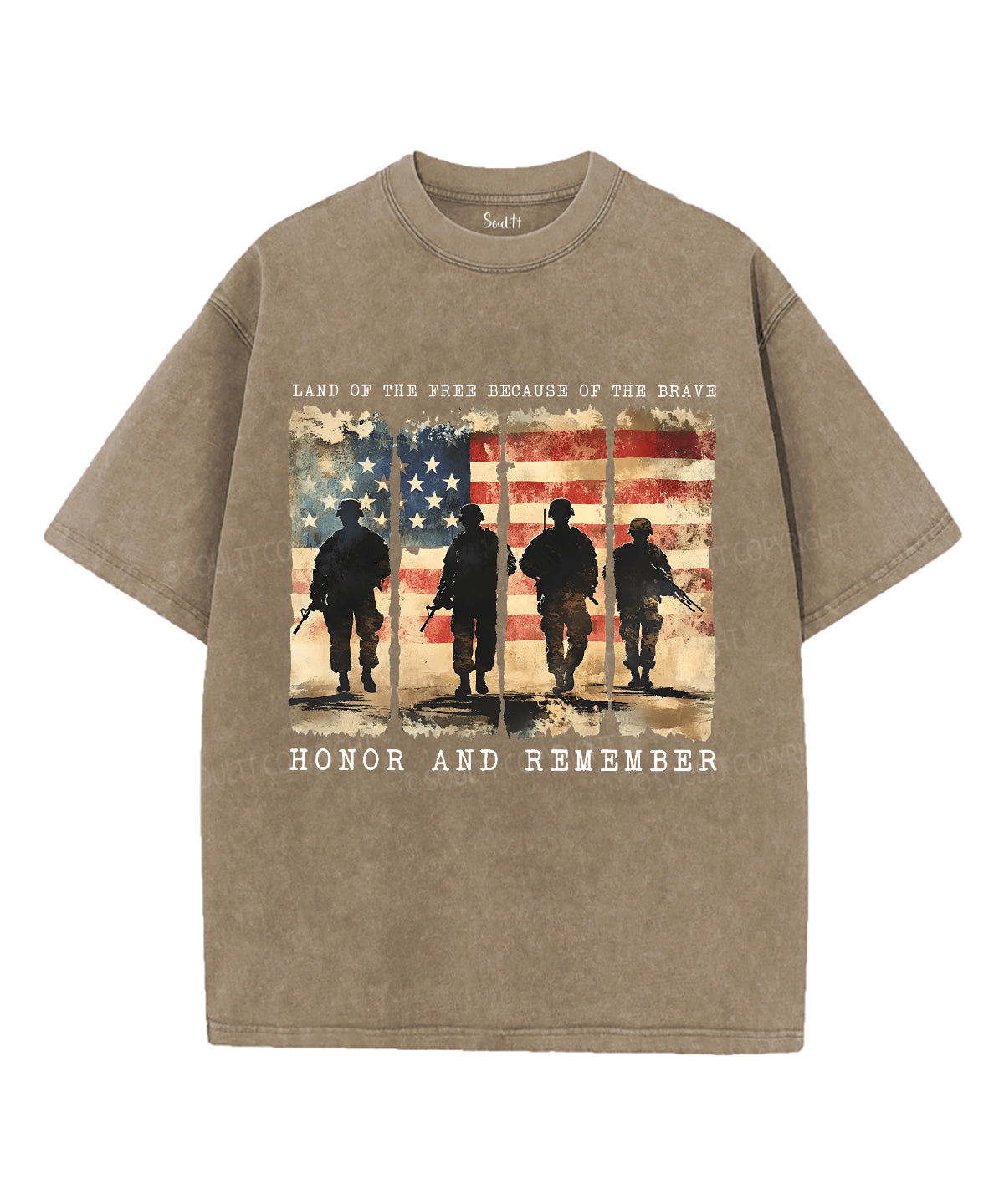 Honor and Remember Unisex Washed Christian T-shirt Hoodie, Sweatshirt | CiraTrend.com (Image 5)
