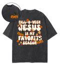 Fall O Ween Jesus Double SidedWashed Christian T-Shirts, Hoodie, Sweatshirt
