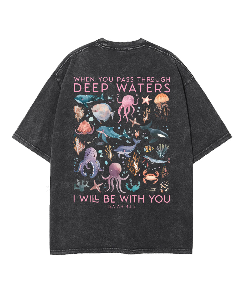 I Will Be With You Double Sided Unisex Washed Christian T-shirt Style047 Hoodie, Sweatshirt | CiraTrend.com (Image 4)