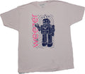 Weezer Mens T-Shirt - Distressed Robot Pink Name Logo Hoodie, Sweatshirt | CiraTrend.com