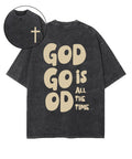 GOD IS GOOD Double Sided Washed Christian Style001 T-Shirts, Hoodie, Sweatshirt
