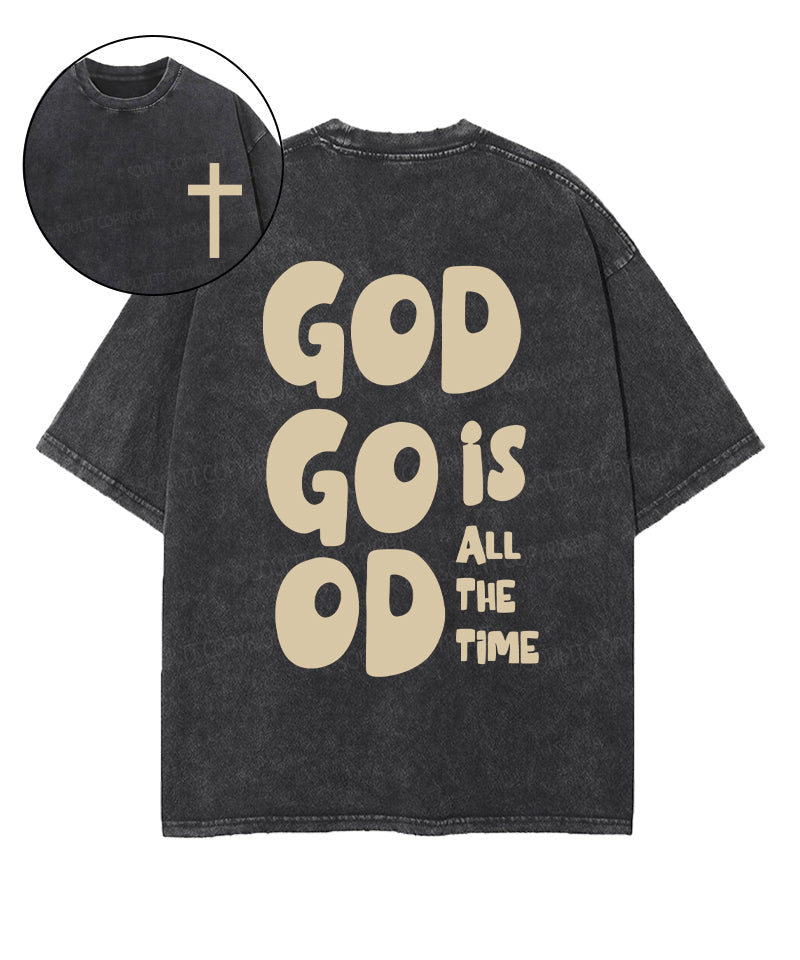 GOD IS GOOD Double Sided Washed Christian Style001 T-Shirts, Hoodie, Sweatshirt
