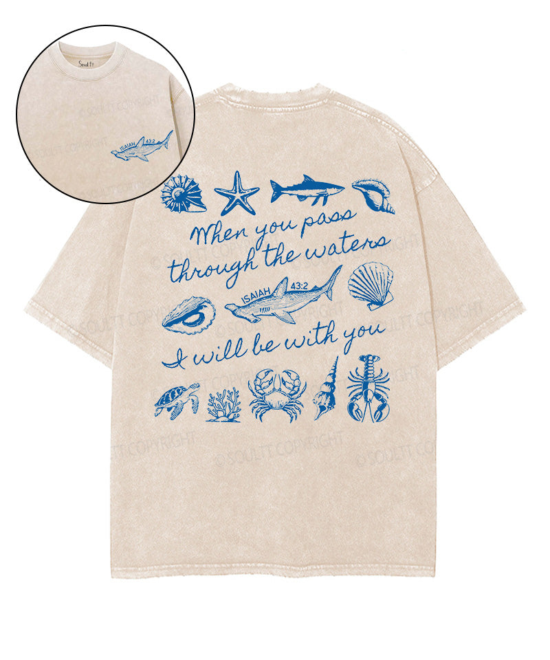 I Will Be With You Double Sided Unisex Washed Christian T-shirt Style039 Hoodie, Sweatshirt | CiraTrend.com (Image 1)