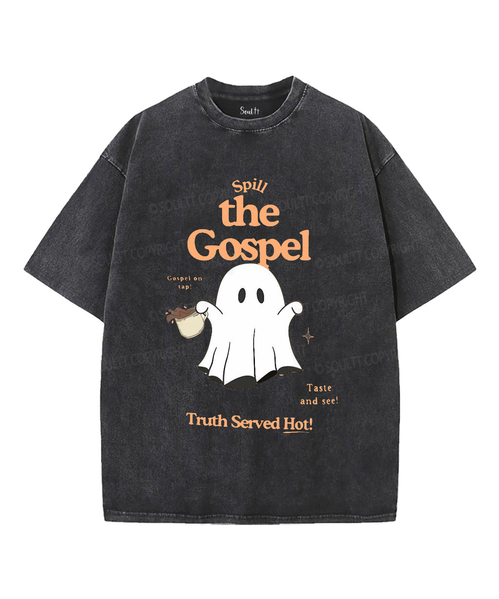 Truth Served Hot Unisex Washed Christian T-shirt Hoodie, Sweatshirt | CiraTrend.com (Image 2)