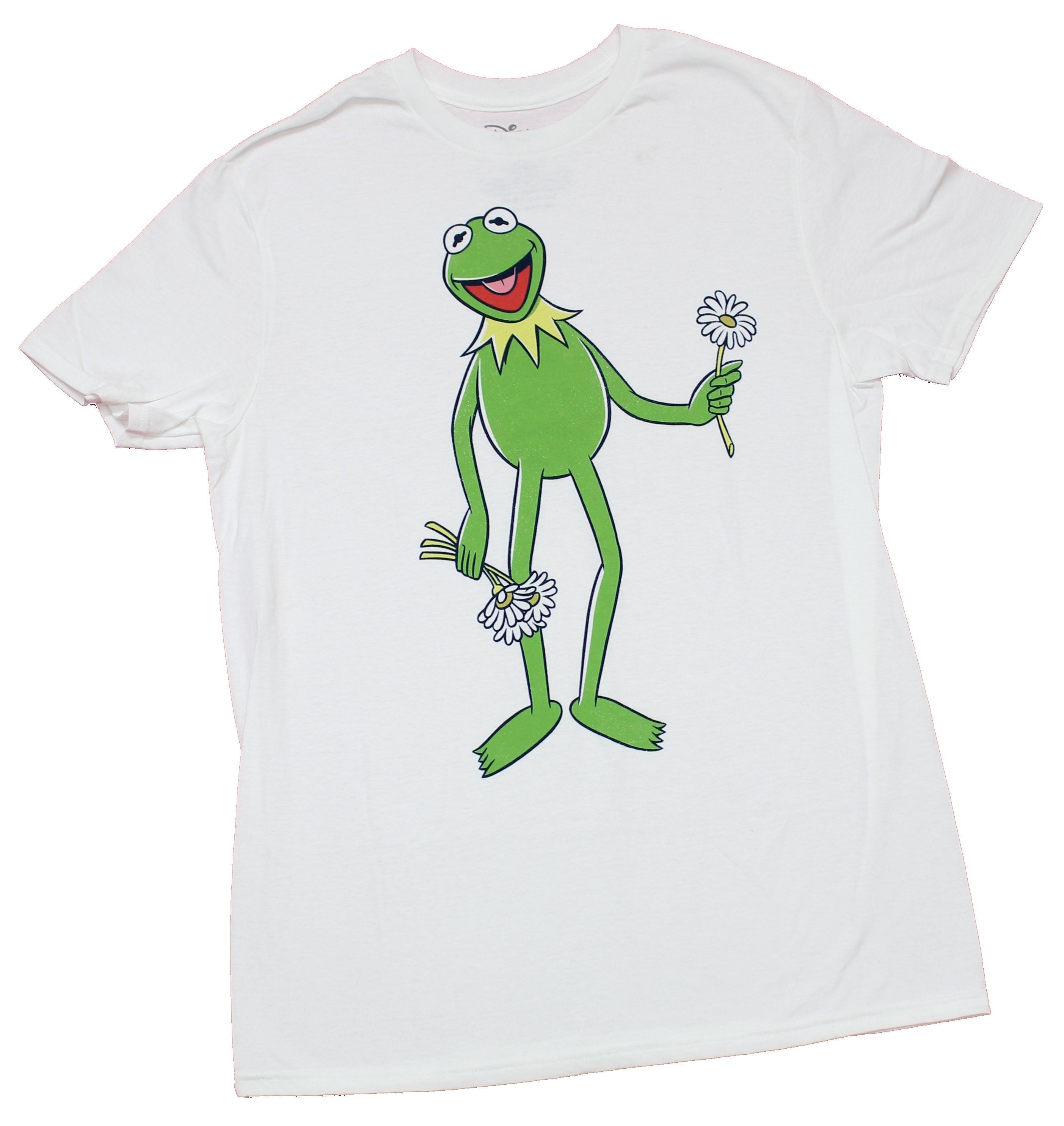 The Muppets Mens T-Shirt - Kermit Holding Flowers Image Hoodie, Sweatshirt | CiraTrend.com