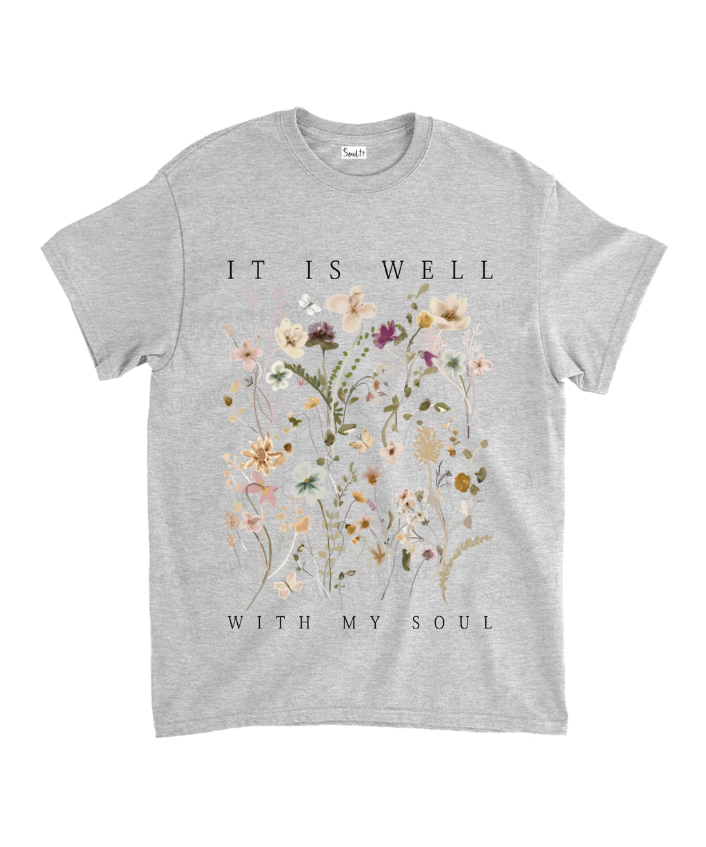Is Well My Soul Cotton Christian T-Shirts, Hoodie, Sweatshirt